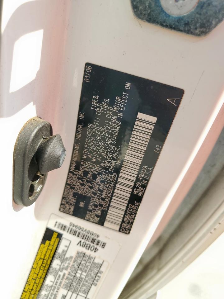 2006 Toyota Sienna Ce VIN: 5TDZA23C56S442929 Lot: 81519725