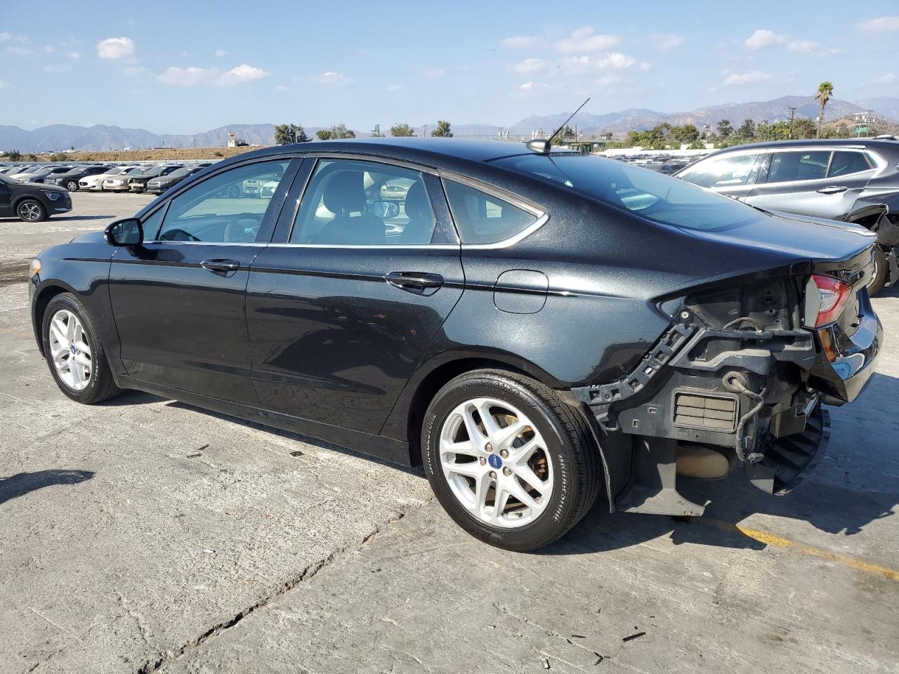 2014 Ford Fusion Se black null gasoline 3FA6P0H74ER114006 photo #3