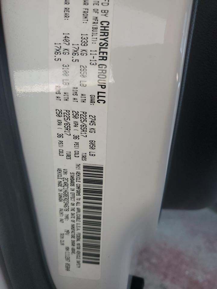2014 Chrysler Town & Country S VIN: 2C4RC1HG8ER234678 Lot: 81841015