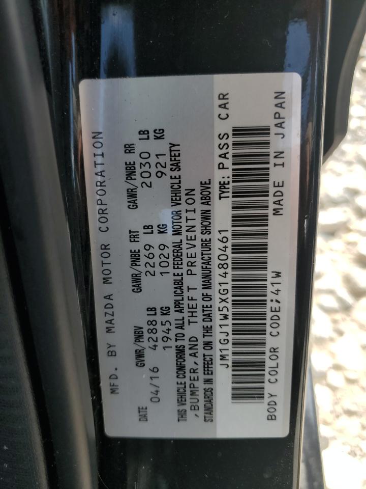 2016 Mazda 6 Grand Touring VIN: JM1GJ1W5XG1480461 Lot: 70294825