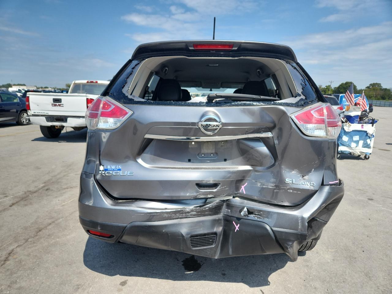 2016 Nissan Rogue S VIN: JN8AT2MV7GW135078 Lot: 71830845