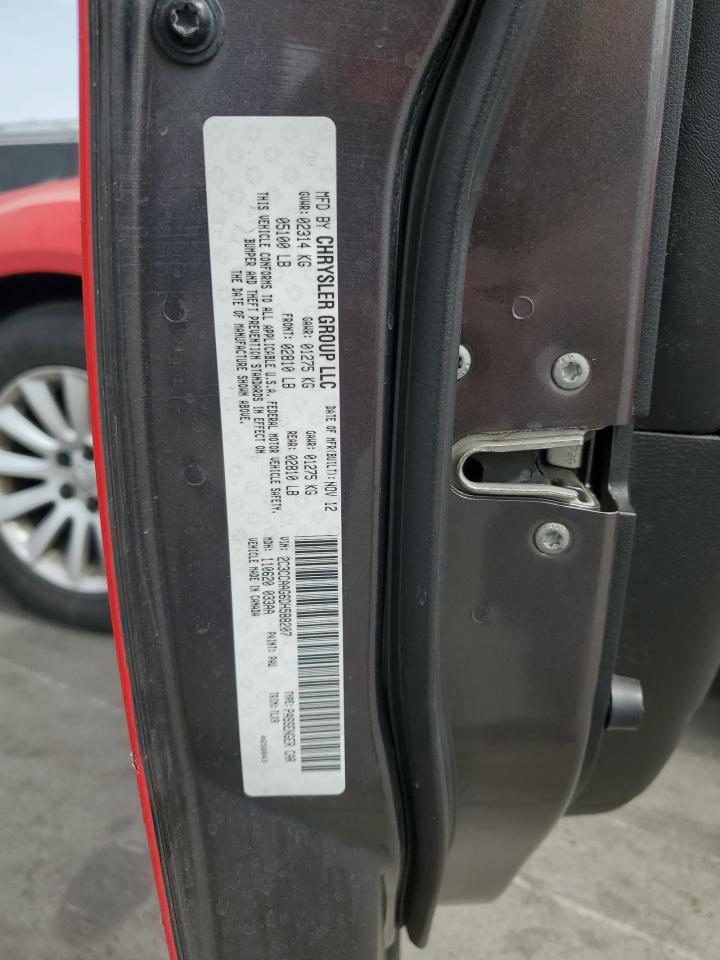 2013 Chrysler 300 VIN: 2C3CCAAG6DH588207 Lot: 81346255