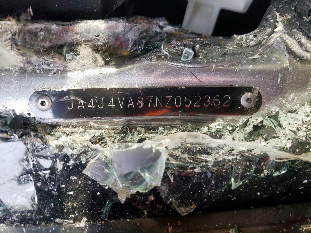 2022 Mitsubishi Outlander Sel VIN: JA4J4VA87NZ052362 Lot: 82156875