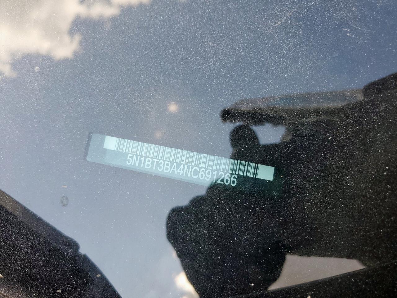 2022 Nissan Rogue Sv VIN: 5N1BT3BA4NC691266 Lot: 81424815