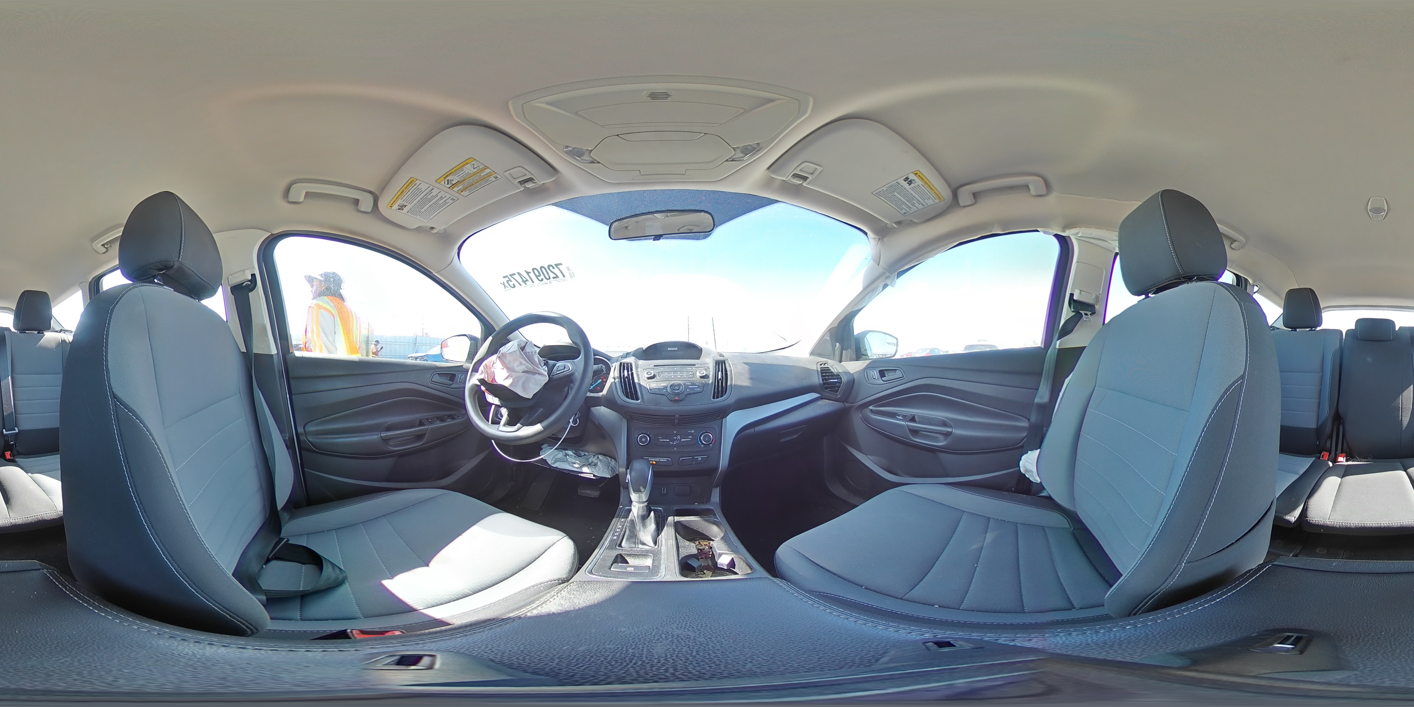 2017 Ford Escape S VIN: 1FMCU0F70HUA23445 Lot: 72091475