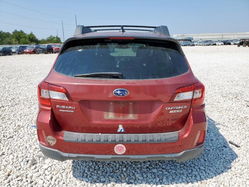  SUBARU OUTBACK 2017 Czerwony