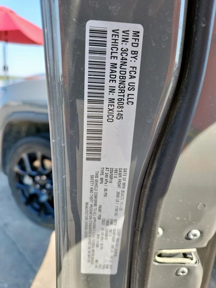 2024 Jeep Compass Latitude VIN: 3C4NJDBN3RT608145 Lot: 71494165