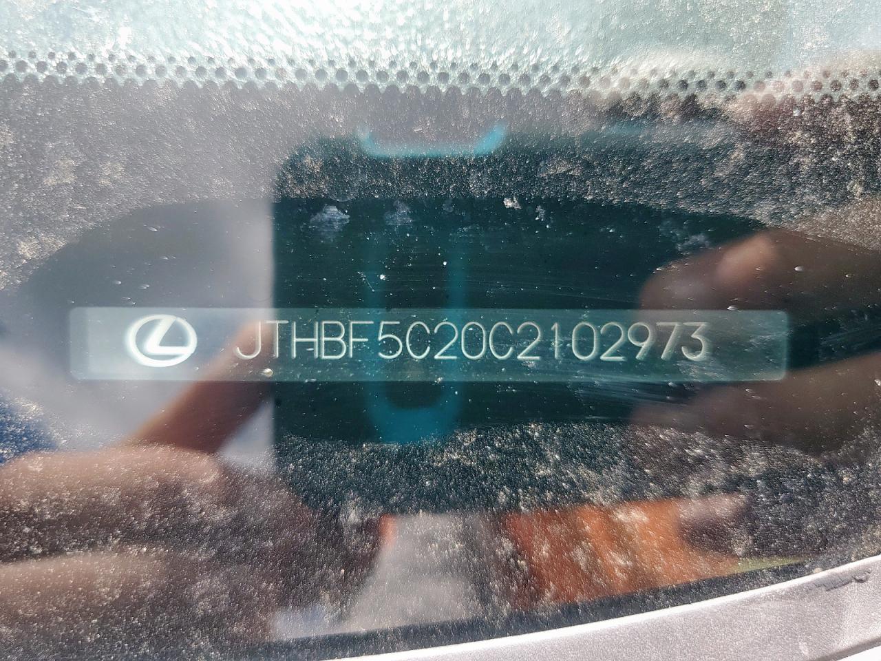 2012 Lexus Is 250 VIN: JTHBF5C20C2102973 Lot: 82148525