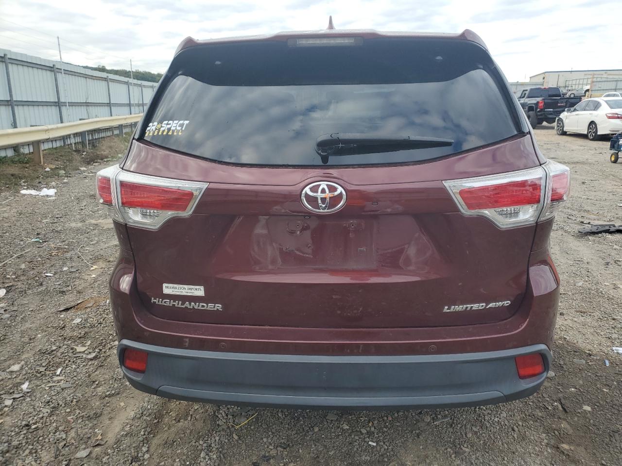 2016 Toyota Highlander Limited VIN: 5TDDKRFH0GS300576 Lot: 80122255
