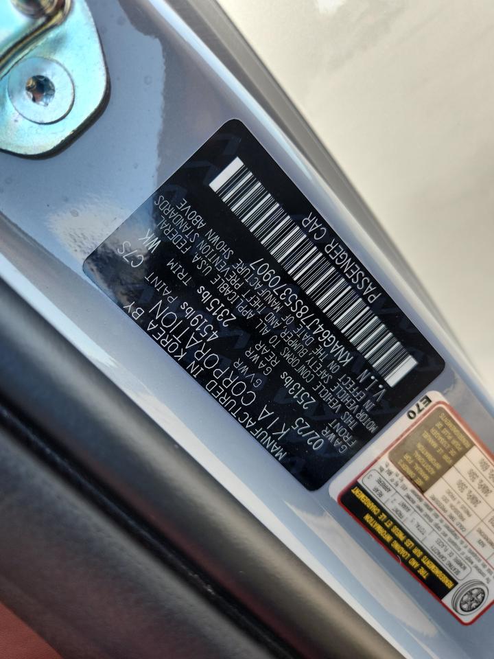2025 Kia K5 Gt Line VIN: KNAG64J78S5370907 Lot: 81671065