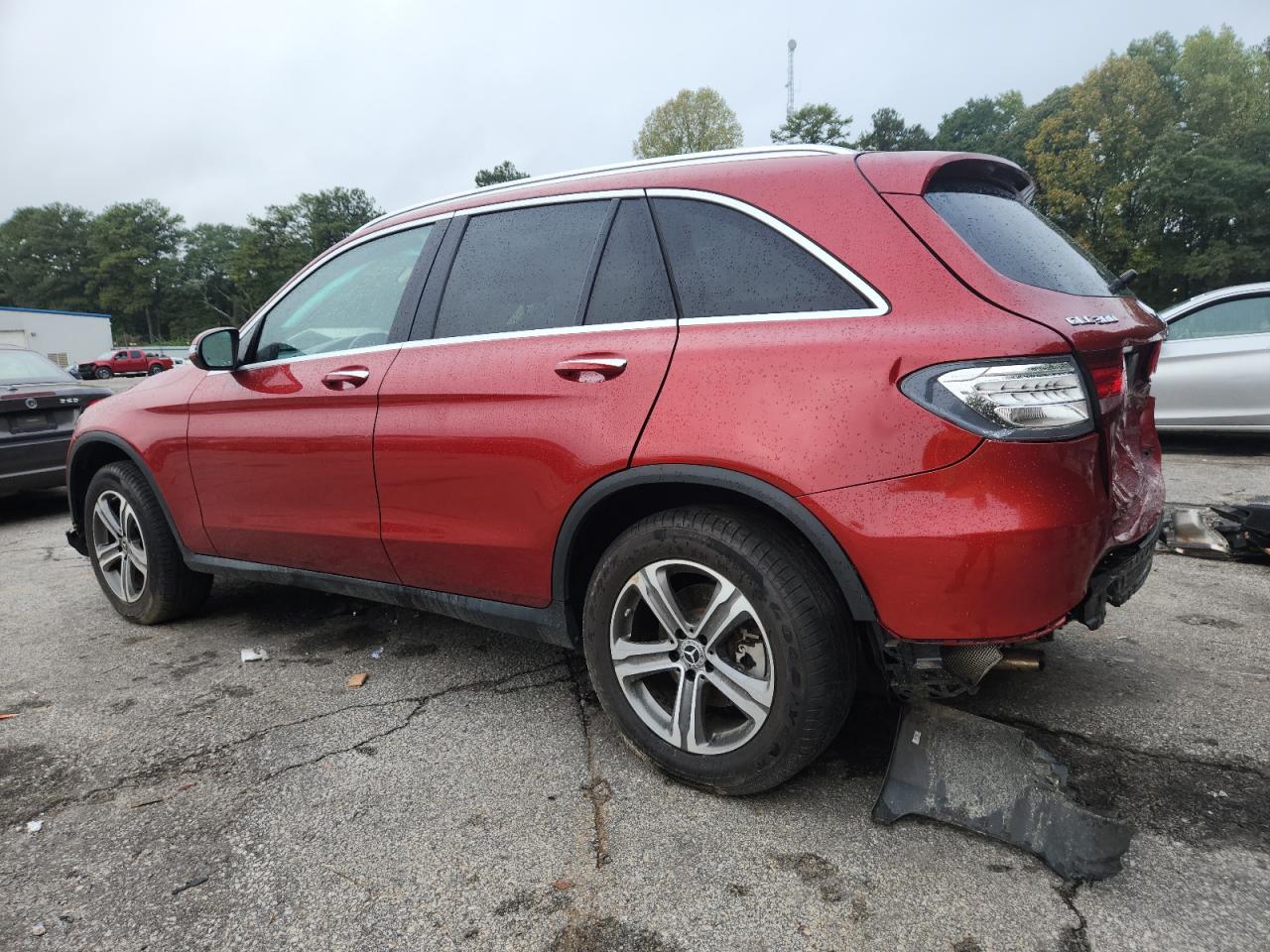 2018 Mercedes-Benz Glc 300 4Matic red null gas WDC0G4KB3JV053372 photo #3