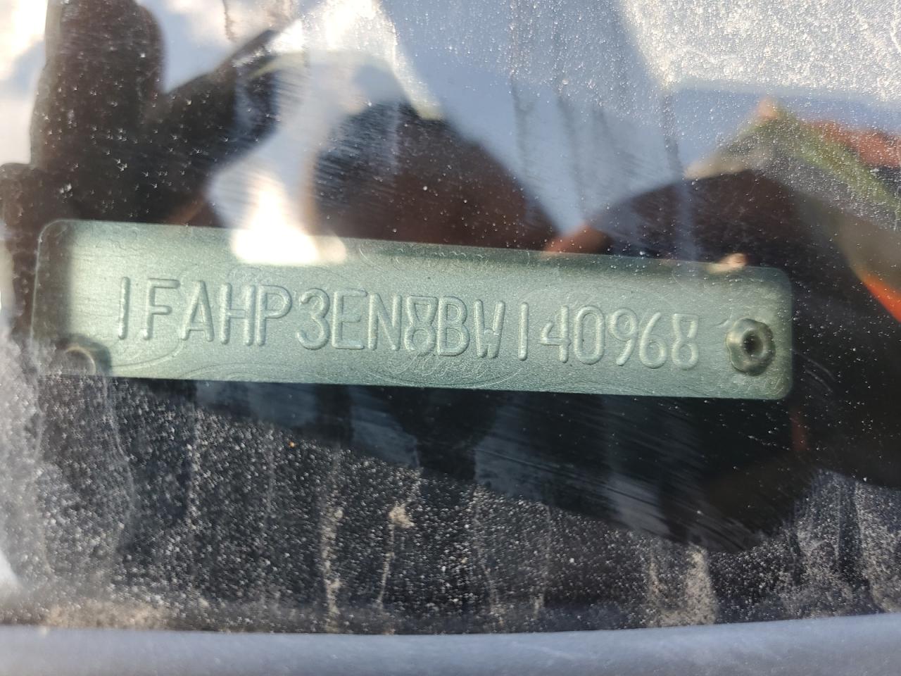 2011 Ford Focus S VIN: 1FAHP3EN8BW140968 Lot: 80814055