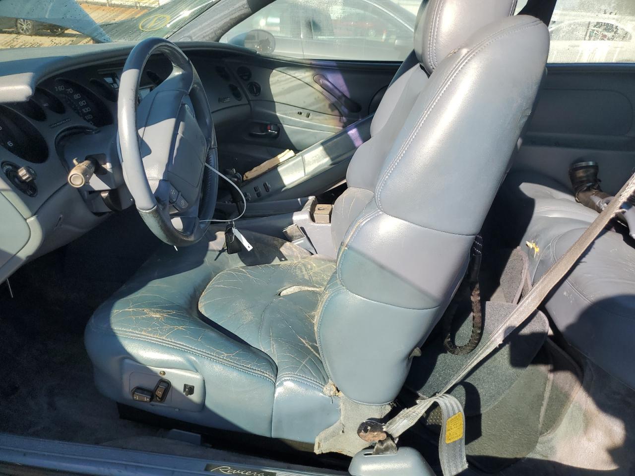 1G4GD2211S4705773 BUICK RIVIERA 1995 BLUE Photo 7