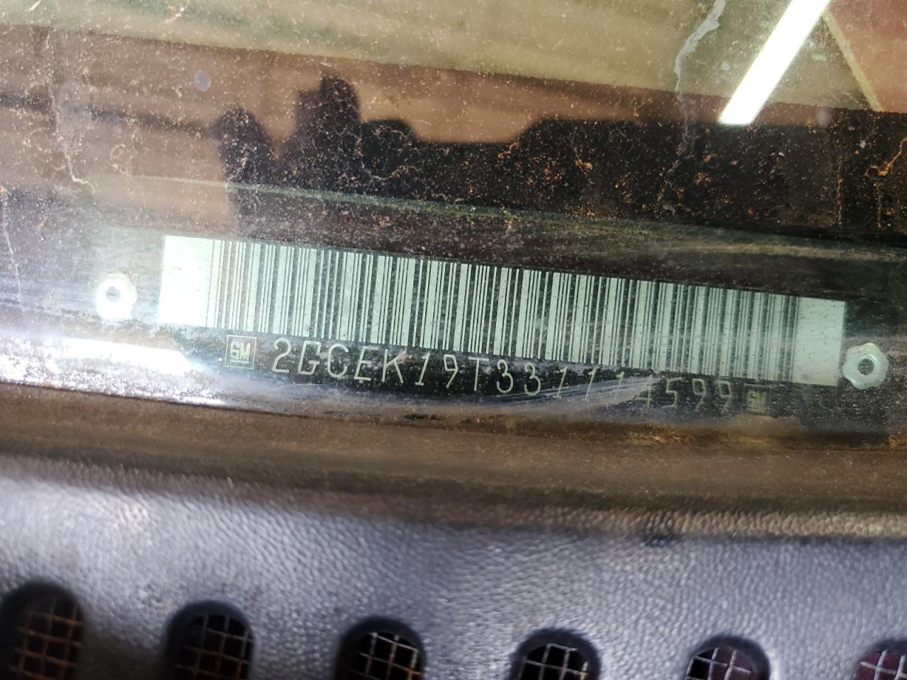 2003 Chevrolet Silverado K1500 VIN: 2GCEK19T331114599 Lot: 70548555