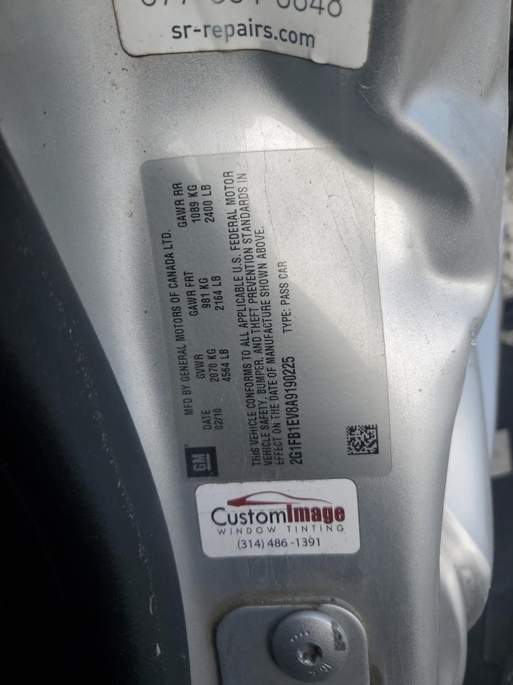 2010 Chevrolet Camaro Lt VIN: 2G1FB1EV8A9190225 Lot: 71111725