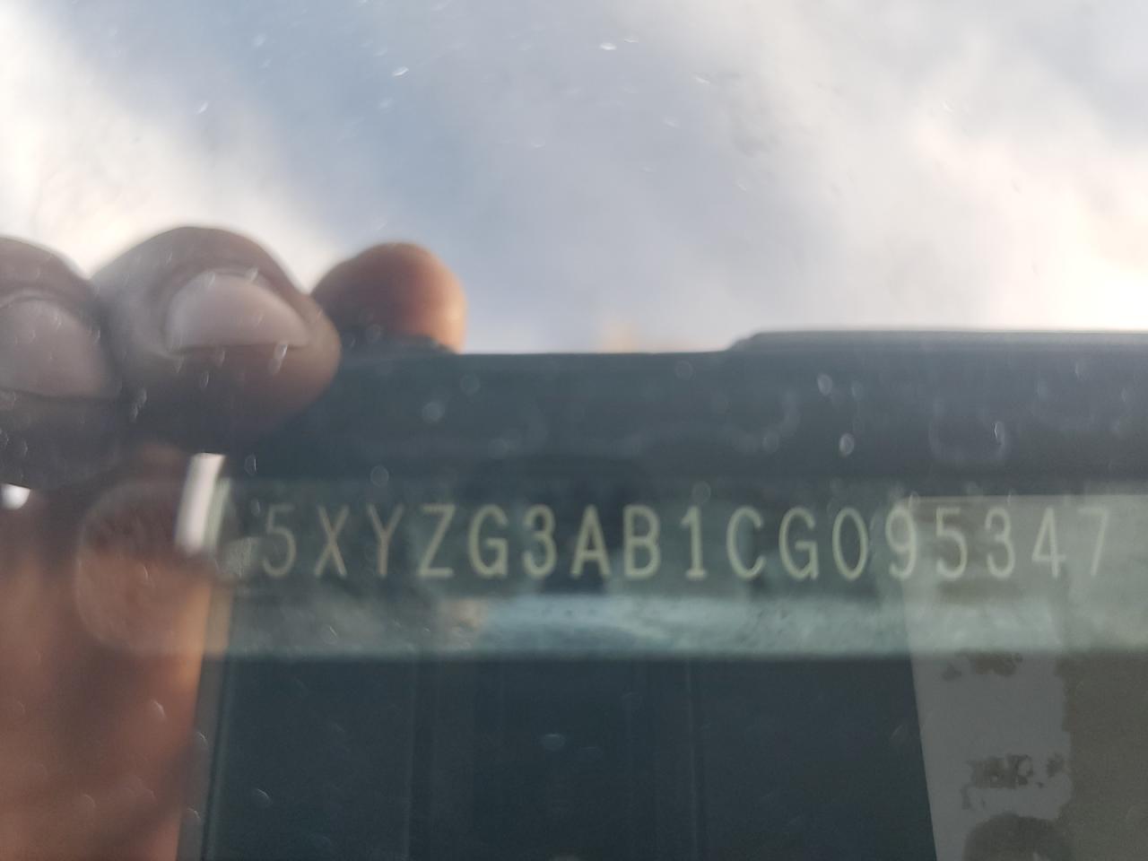 2012 Hyundai Santa Fe Gls VIN: 5XYZG3AB1CG095347 Lot: 84724385