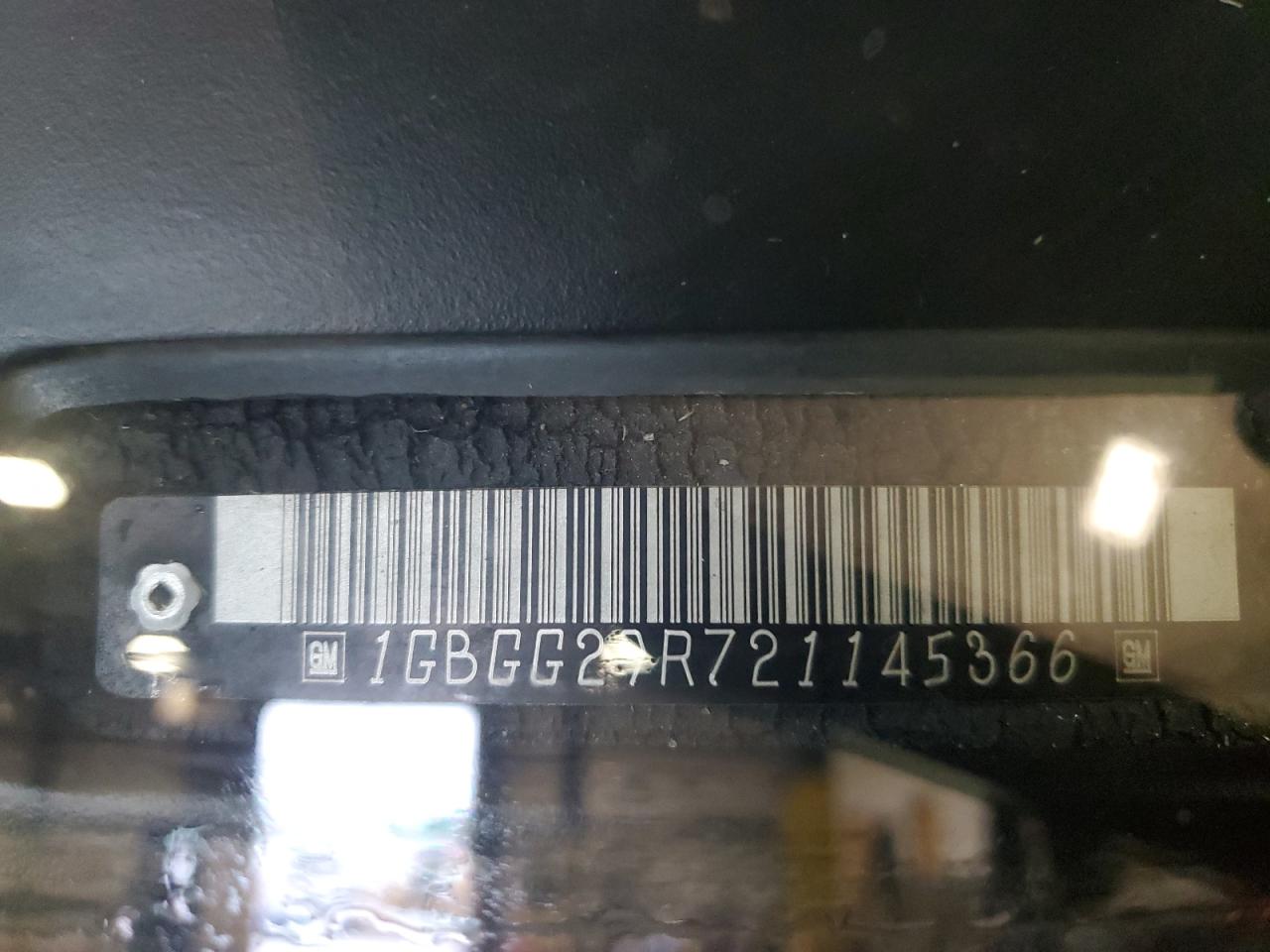 2002 Chevrolet Express G2500 VIN: 1GBGG29R721145366 Lot: 82151735