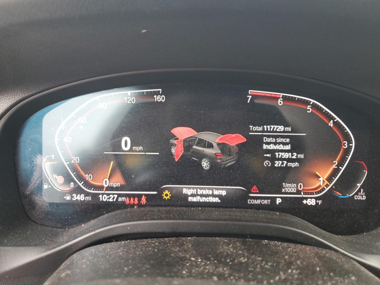 2020 BMW X3 Sdrive30I VIN: 5UXTY3C00L9B06565 Lot: 81881325