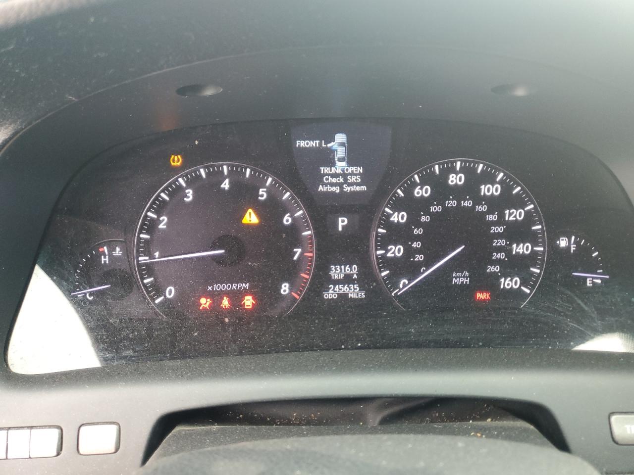 2008 Lexus Ls 460 VIN: JTHBL46F385076571 Lot: 83938255