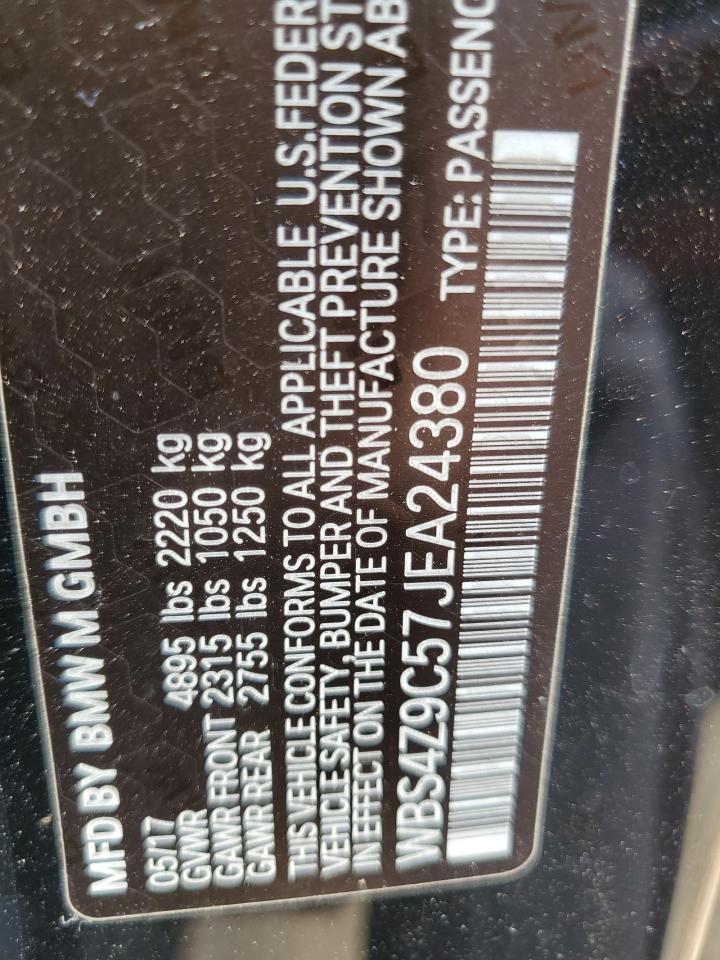 2018 BMW M4 VIN: WBS4Z9C57JEA24380 Lot: 71595055