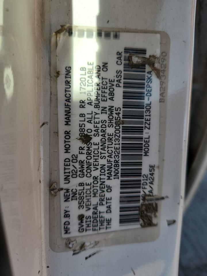 2003 Toyota Corolla Ce VIN: 1NXBR32E13Z008545 Lot: 71531175