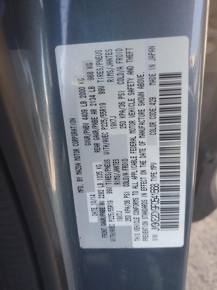2015 Mazda Cx-5 Gt VIN: JM3KE2DY9F0541568 Lot: 80380615