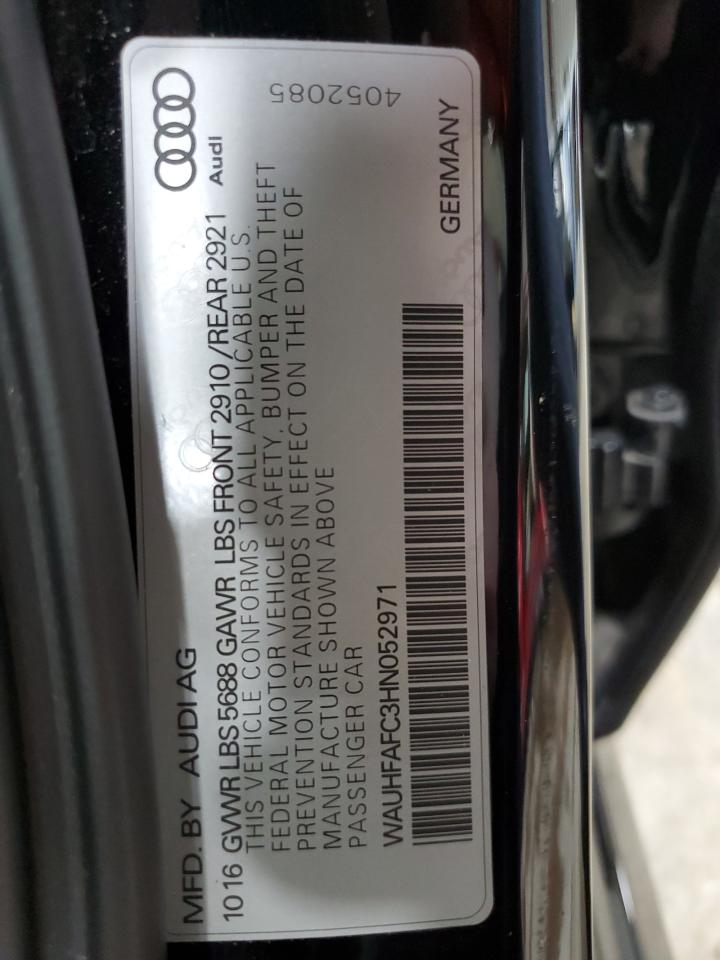 2017 Audi S6 Prestige VIN: WAUHFAFC3HN052971 Lot: 84237745