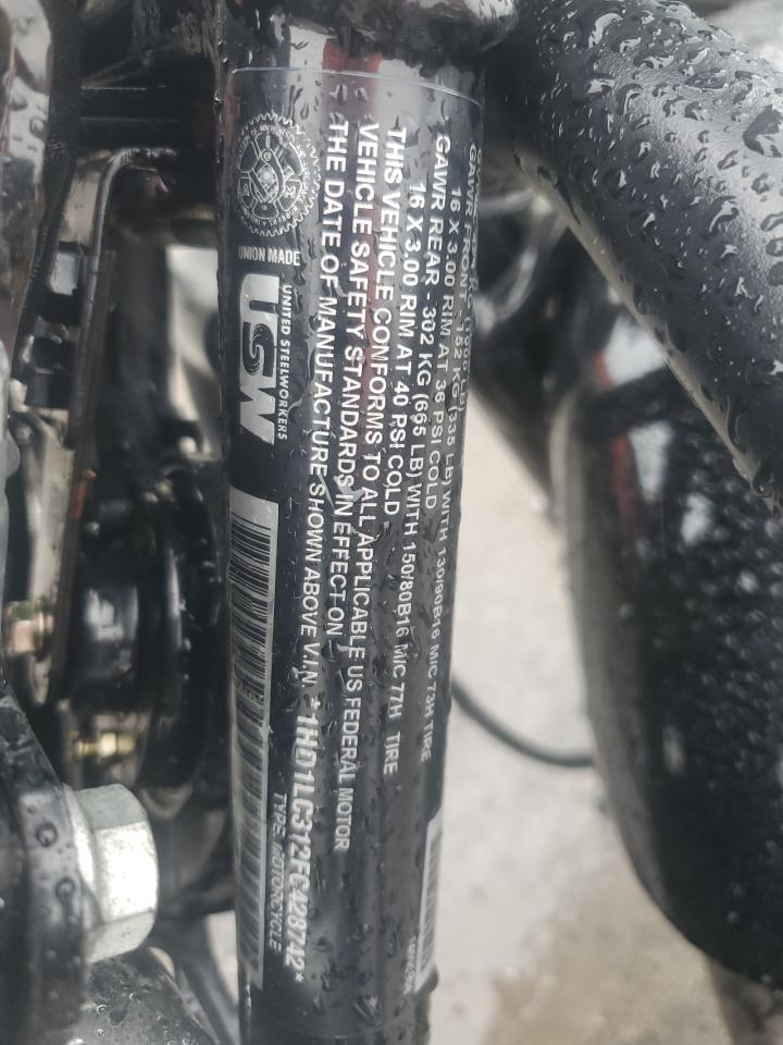 2015 Harley-Davidson Xl1200 Forty-Eight VIN: 1HD1LC312FC428742 Lot: 81720385