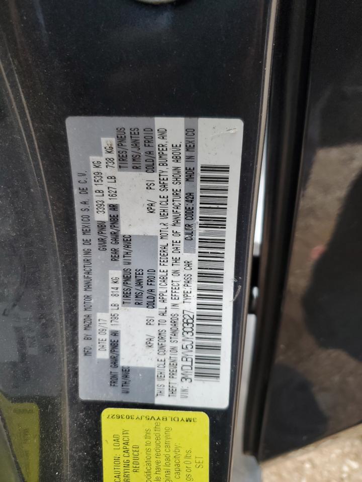 2018 Toyota Yaris Ia VIN: 3MYDLBYV5JY303627 Lot: 81761445