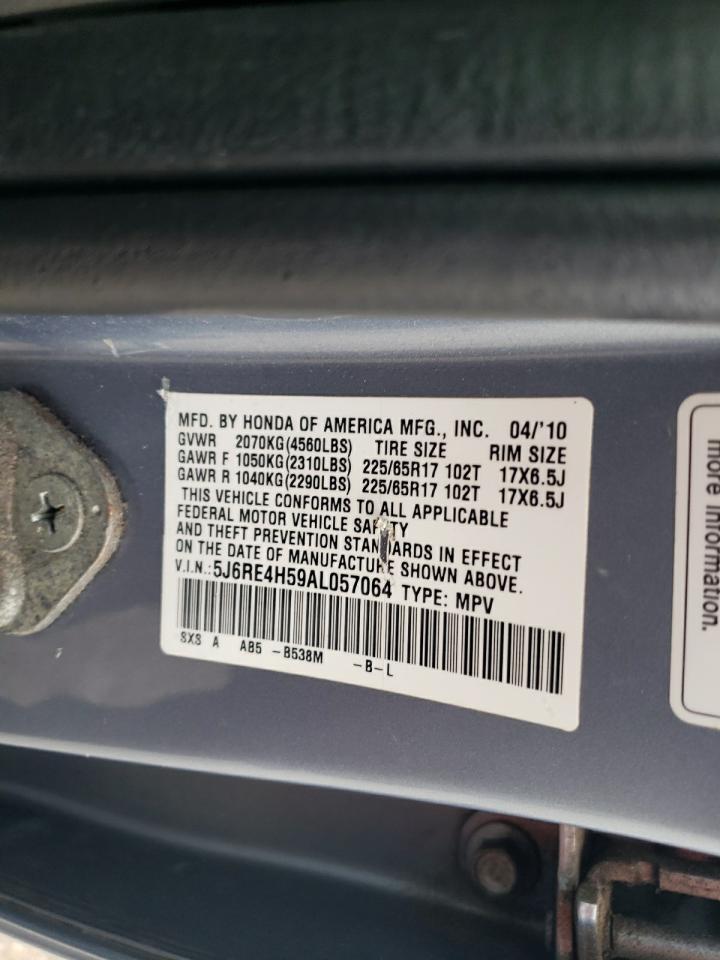 2010 Honda Cr-V Ex VIN: 5J6RE4H59AL057064 Lot: 81253915