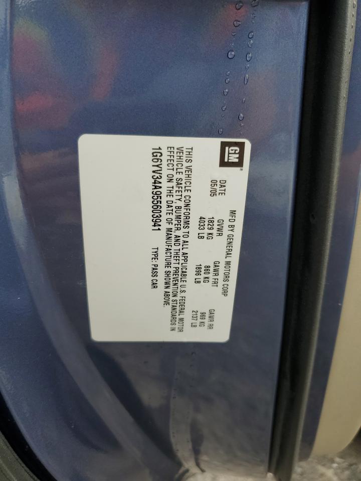 2005 Cadillac Xlr VIN: 1G6YV34A955603941 Lot: 82171705