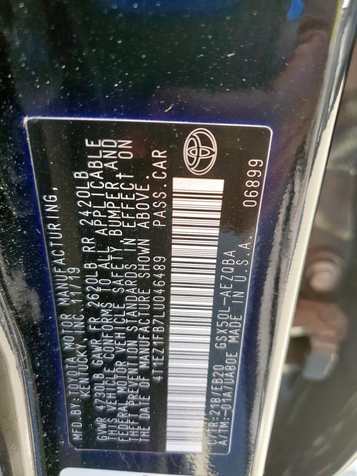 2020 Toyota Avalon Xse VIN: 4T1EZ1FB7LU046489 Lot: 84483165