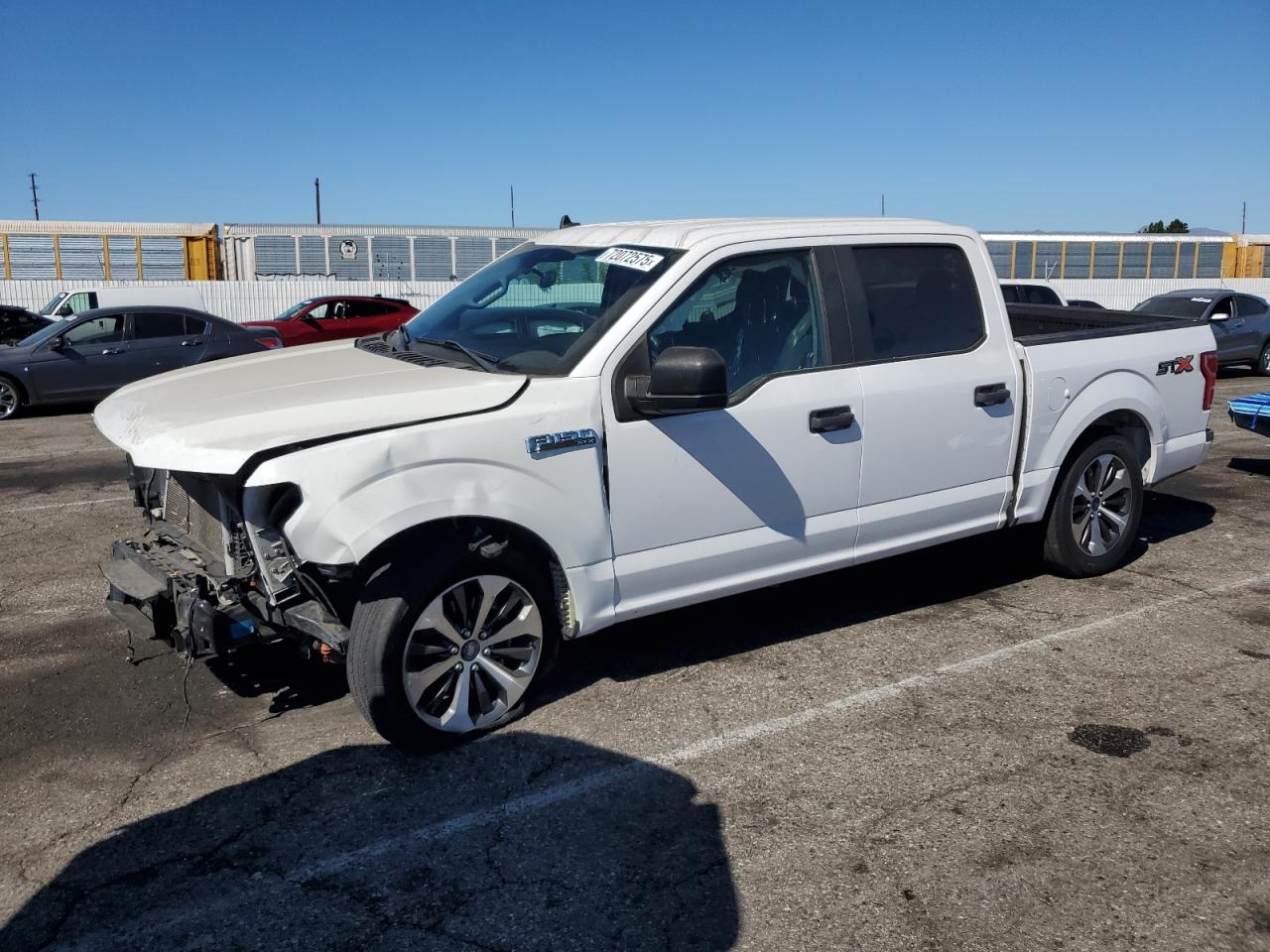 2020 Ford F150 Supercrew white null gas 1FTEW1CP7LKE63863 photo #1