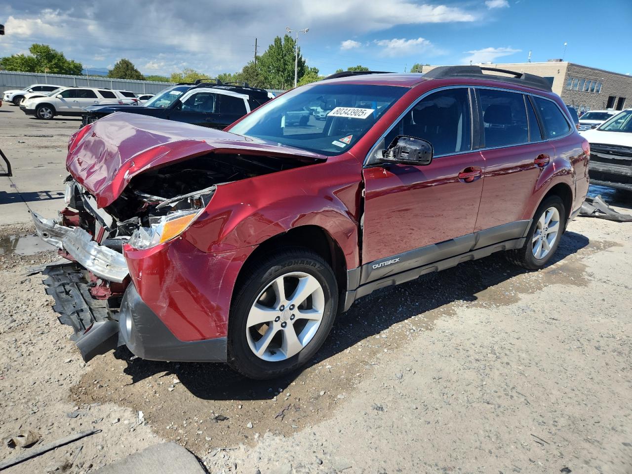 2014 Subaru Outback 2.5I 4S4BRCAC4E3283254 photo #1