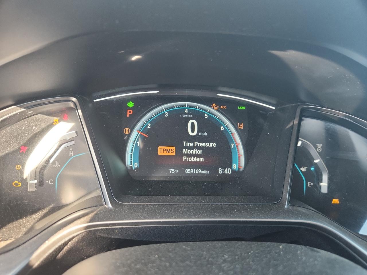 2020 Honda Civic Ex VIN: SHHFK7H61LU405522 Lot: 71930505
