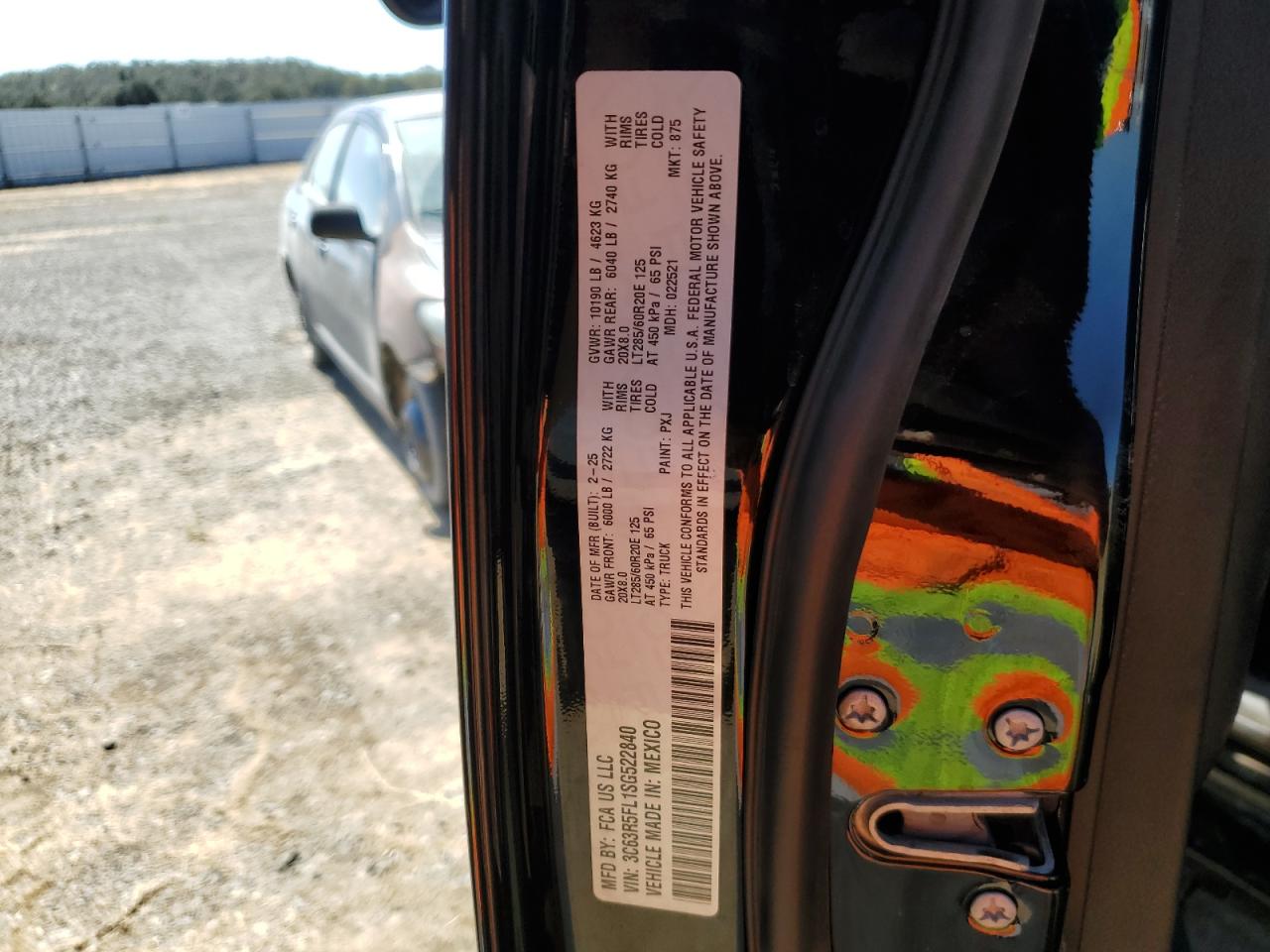 2025 Ram 2500 Laramie VIN: 3C63R5FL1SG522840 Lot: 81618155