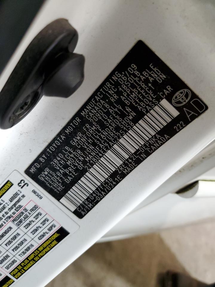 2010 Toyota Corolla Base VIN: 2T1BU4EE7AC225158 Lot: 84422865