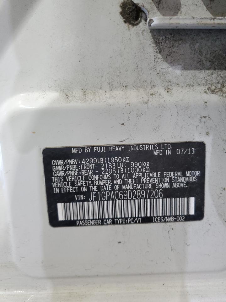 2013 Subaru Impreza Premium VIN: JF1GPAC69D2897206 Lot: 80310775