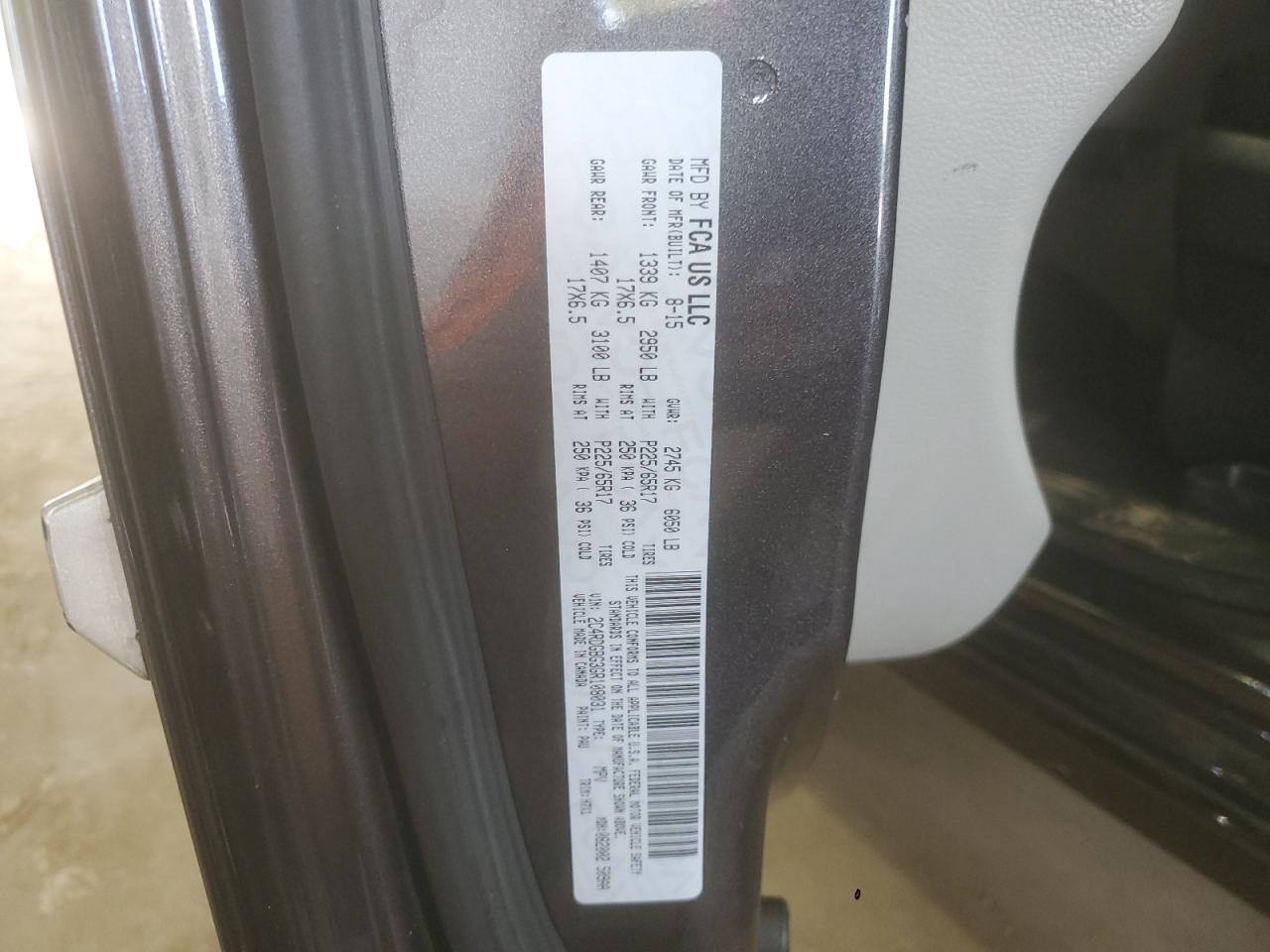 2016 Dodge Grand Caravan Se VIN: 2C4RDGBG3GR108031 Lot: 80685705