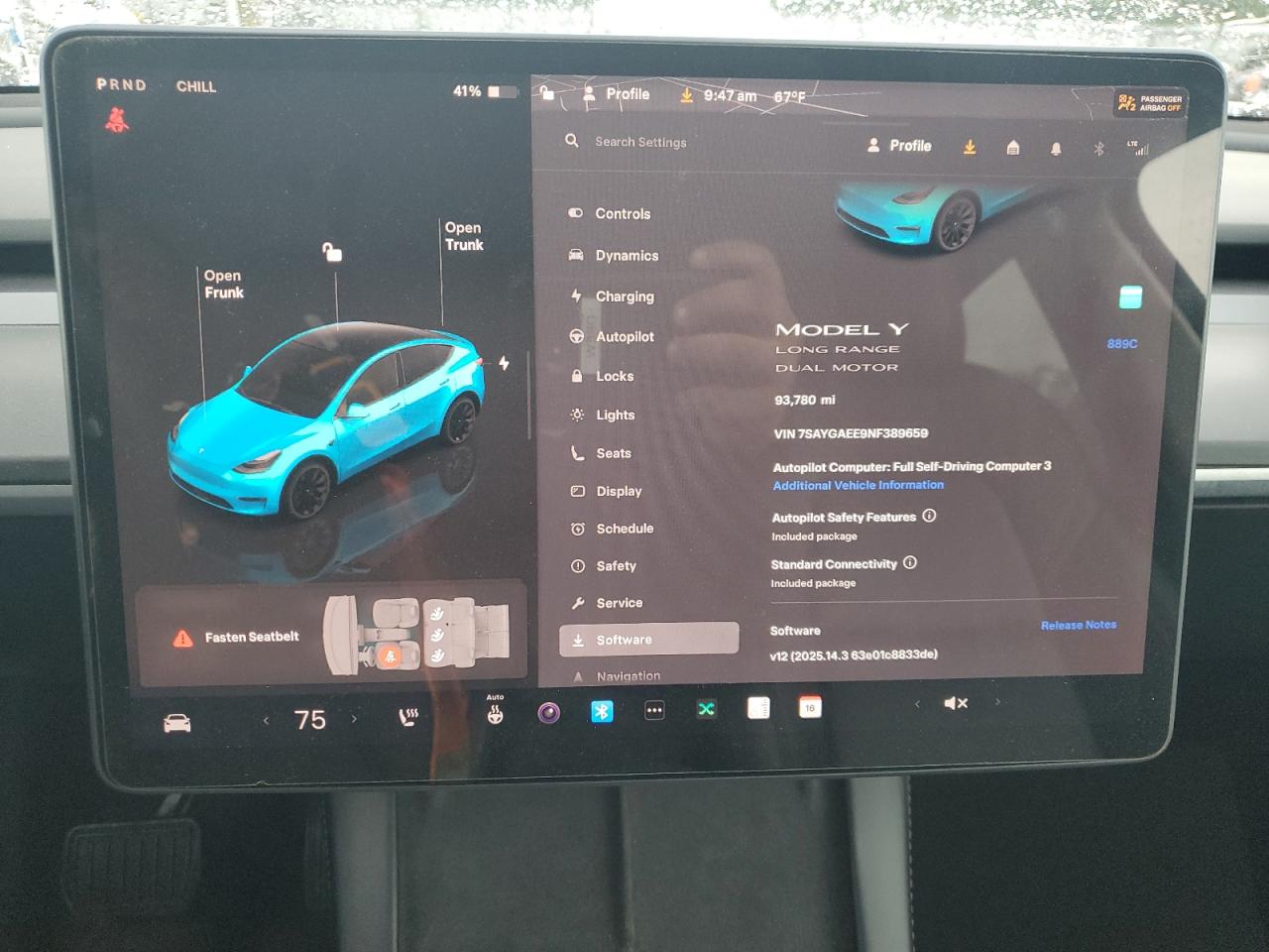 2022 Tesla Model Y VIN: 7SAYGAEE9NF389659 Lot: 80470085