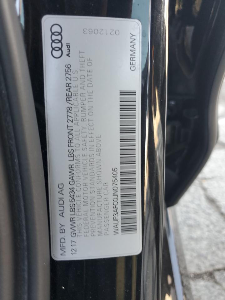 2018 Audi A6 Premium VIN: WAUF3AFC0JN075405 Lot: 81841955