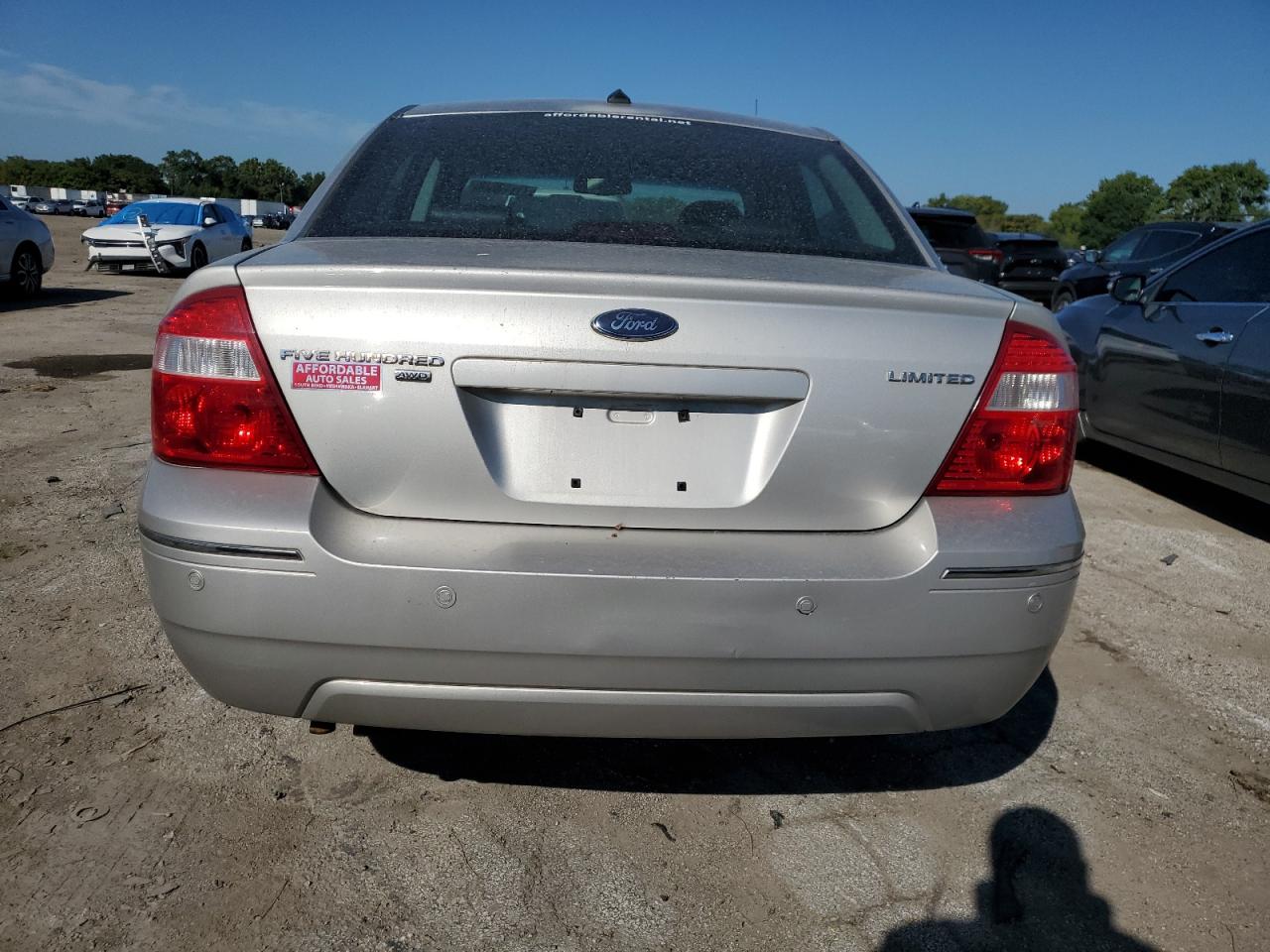 2007 Ford Five Hundred Limited VIN: 1FAHP28177G156079 Lot: 71179825