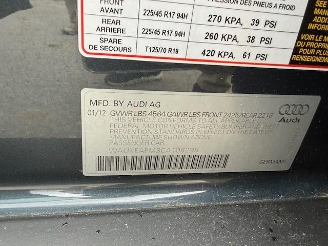 Crossovers AUDI A3 2012 Szary