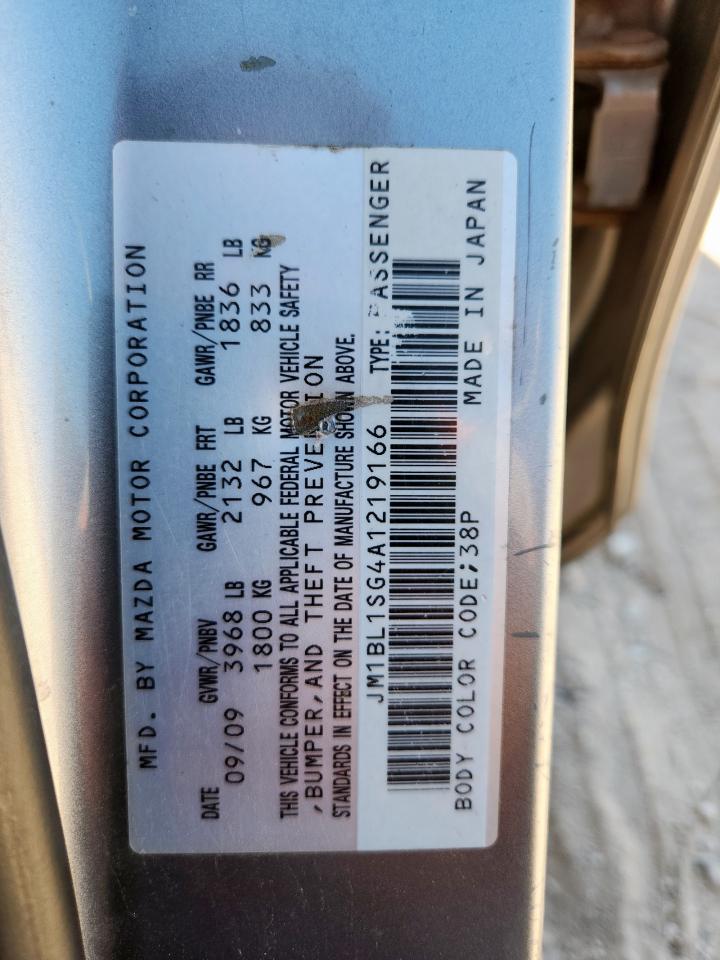 2010 Mazda 3 I VIN: JM1BL1SG4A1219166 Lot: 81845145