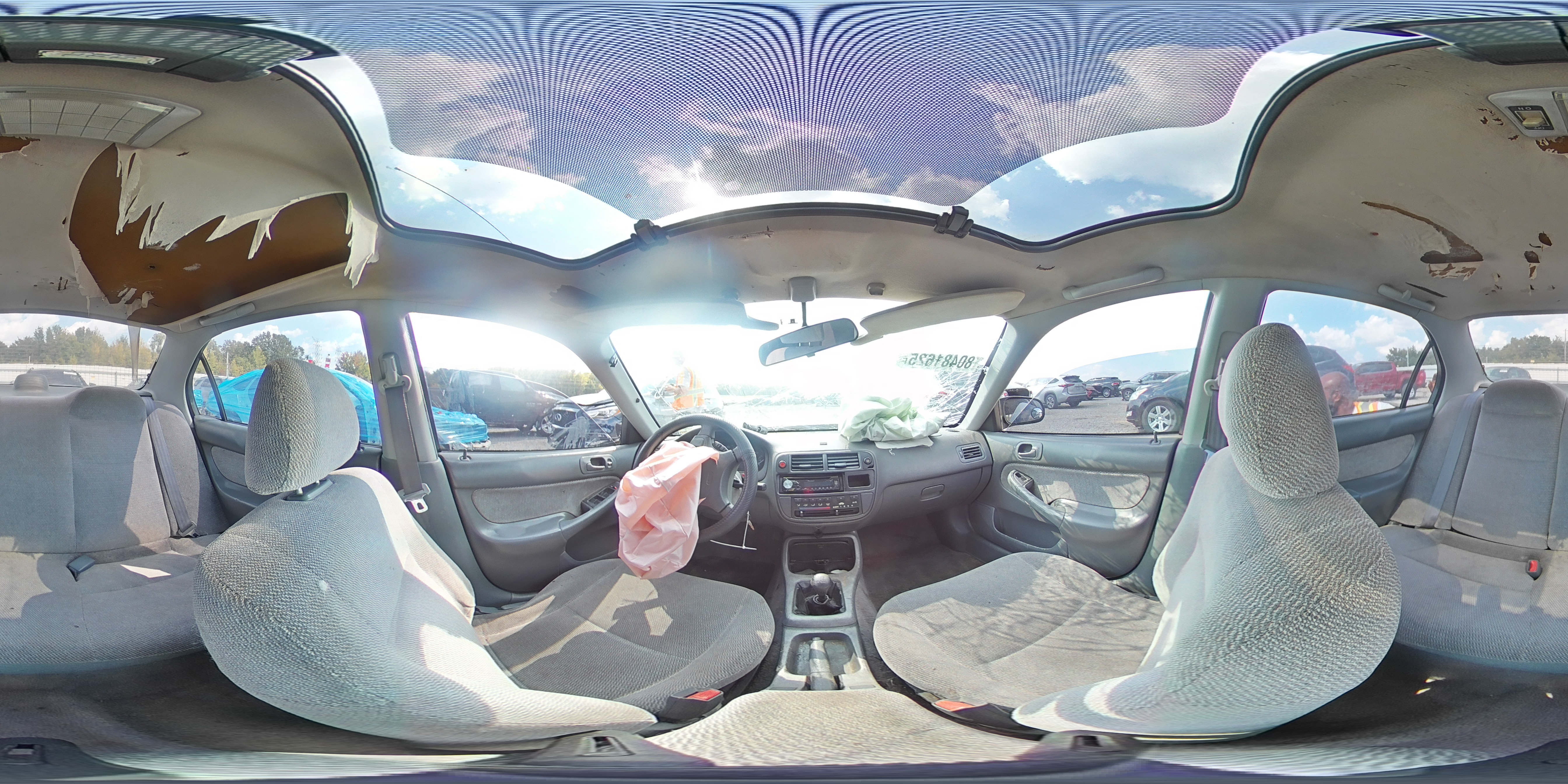 1998 Honda Civic Lx VIN: 2HGEJ6572WH523666 Lot: 80481625