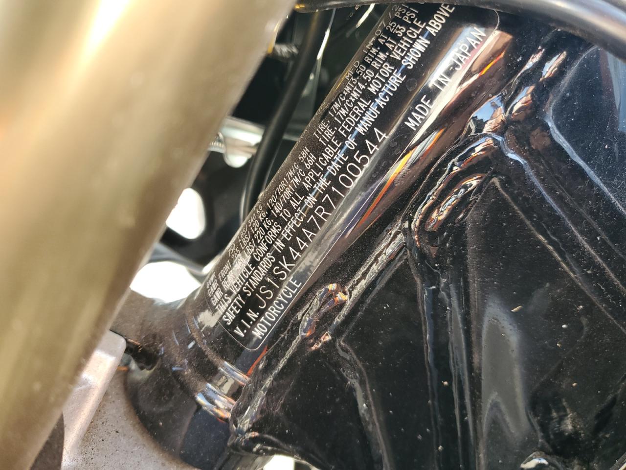 2024 Suzuki Dr-Z400 Sm VIN: JS1SK44A7R7100544 Lot: 80519765