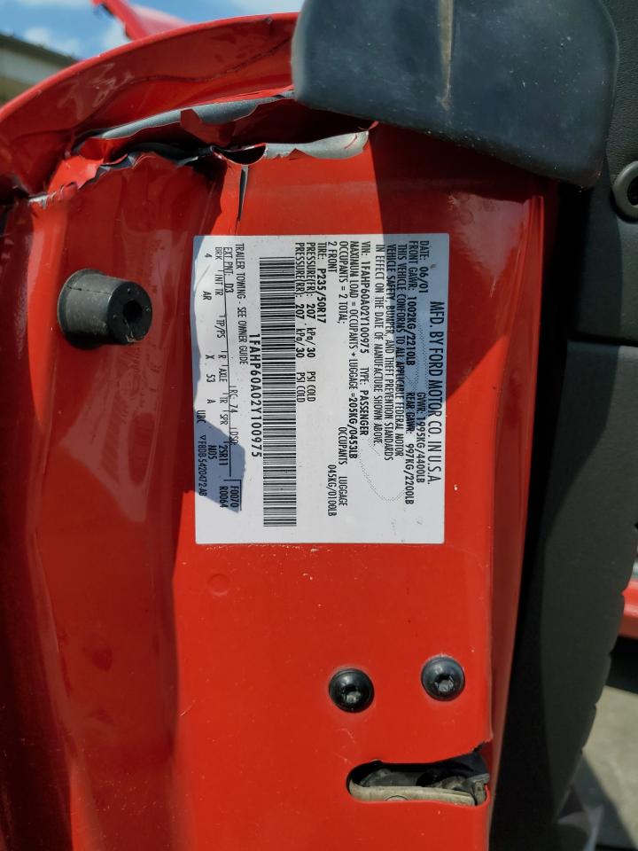 2002 Ford Thunderbird VIN: 1FAHP60A02Y100975 Lot: 69153525