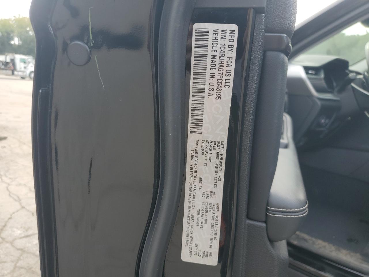 2023 Jeep Grand Cherokee Laredo VIN: 1C4RJHAG7PC548195 Lot: 80794395