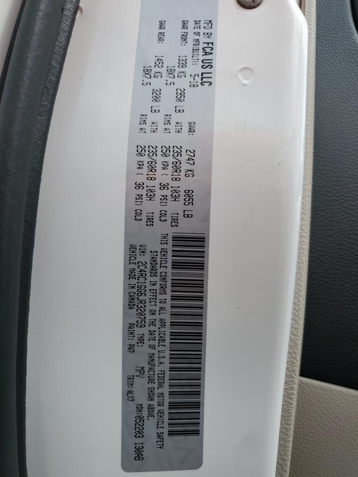 2018 Chrysler Pacifica Limited VIN: 2C4RC1GG6JR320759 Lot: 81245235