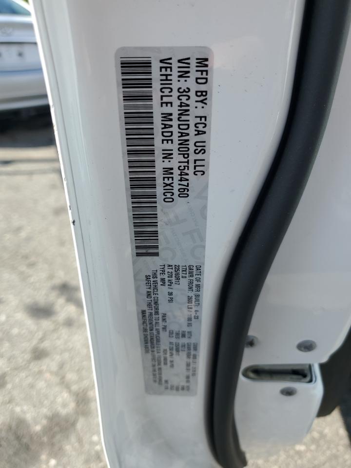 2023 Jeep Compass Sport VIN: 3C4NJDAN0PT544760 Lot: 71431575